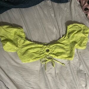 Lime green Wild Fable crop top🍋‍🟩 ⚡️